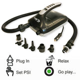 FREE E-Pump  w/ 10'6 Royal Hawaiian Mint/Black Inflatable Paddleboard-ISUP