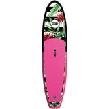 FREE E-Pump w/ 10'6 Royal Hawaiian Pink/Black Inflatable Paddleboard-ISUP