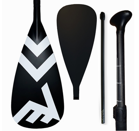 3 Piece Carbon-Fiberglass Adjustable Paddle with ABS Edge