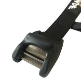Basic 15' Tie Down Straps with Silicone Buckle Covers - Travel_Rack_Pads_Roof Pads_ Nylon_Tie_Downs - VAMO - www.vamolife.com