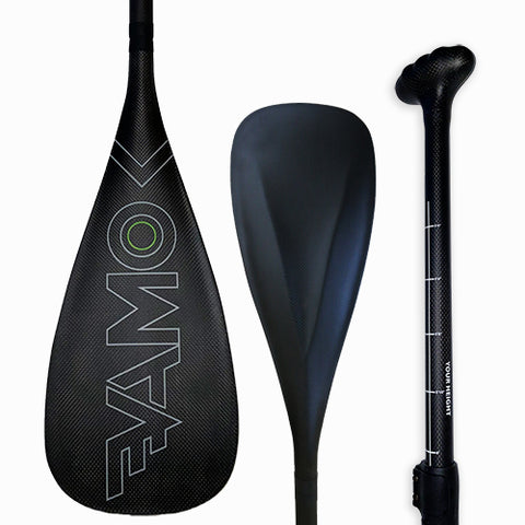 Full Carbon Adjustable Paddle with ABS Edge  - SR71 Black