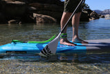 Full Coiled Leash 10' - Black - Paddleboard_SUP_Leash_Coil_Leash_Neoprene_Cuff - VAMO - www.vamolife.com