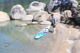 Carbon-Fiberglass Adjustable Paddle with ABS Edge  - White - SUP_Paddleboard_Paddle_V_Drive_blade - VAMO - www.vamolife.com
