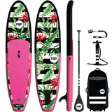 10'6 Royal Hawaiian Pink/Black Inflatable Paddleboard-ISUP