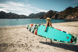 FREE E-Pump  w/ 10'6 Royal Hawaiian Mint/Black Inflatable Paddleboard-ISUP